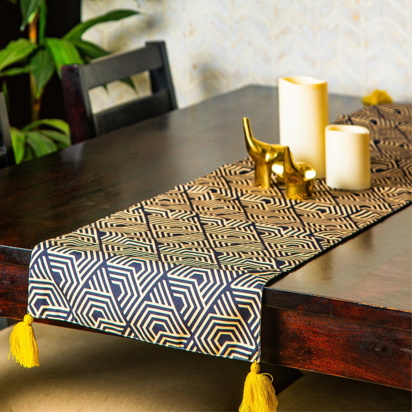 Table Runner - Geometric Printed