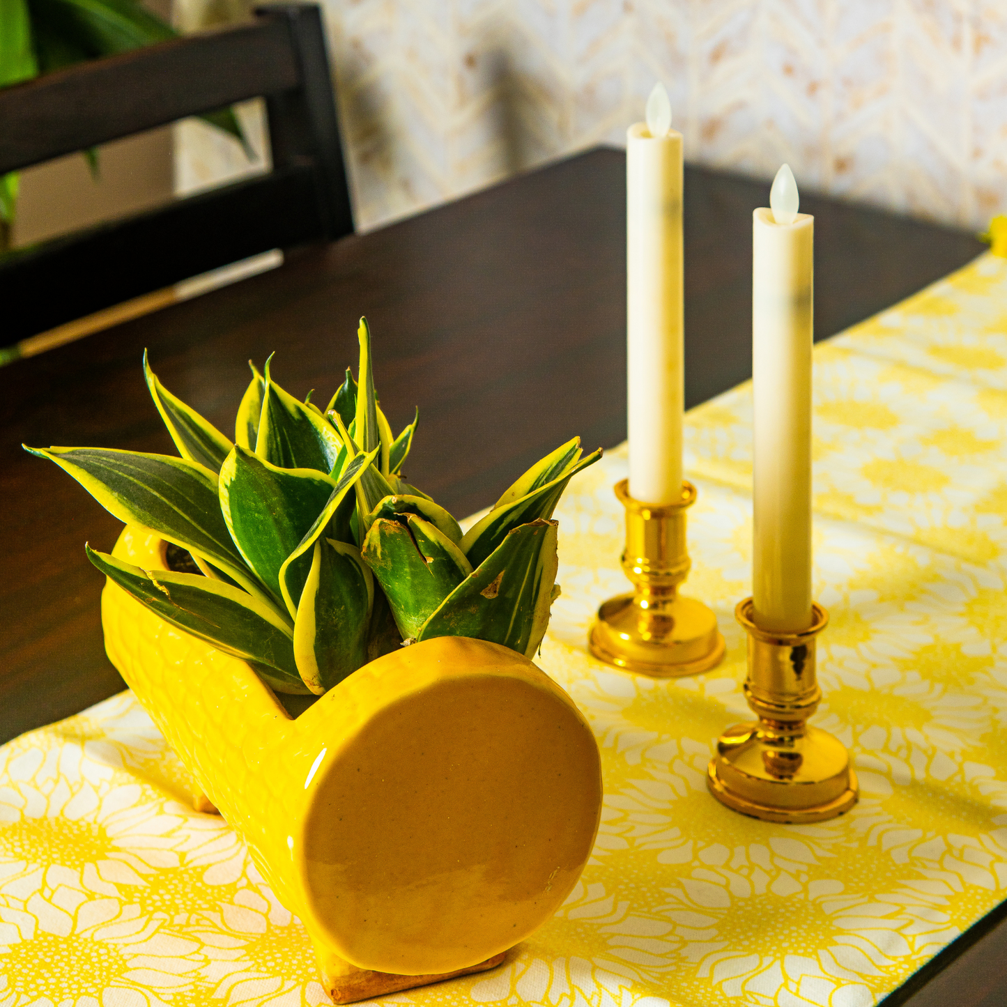 Table Runner - Cotton - Sunflowers